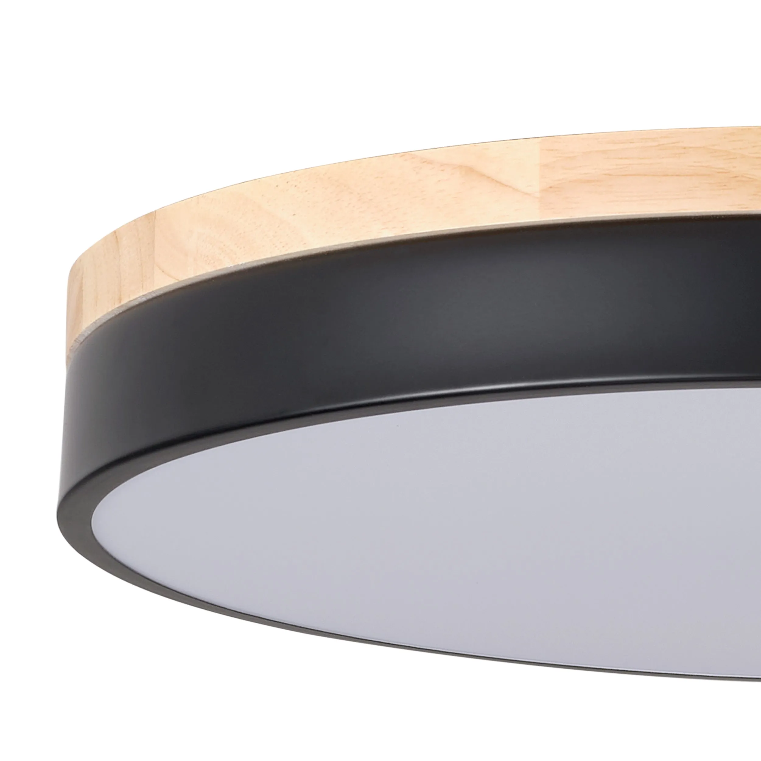 1-Light PS Diffuser Board Rounded Shape LED Flush Mount Lighting