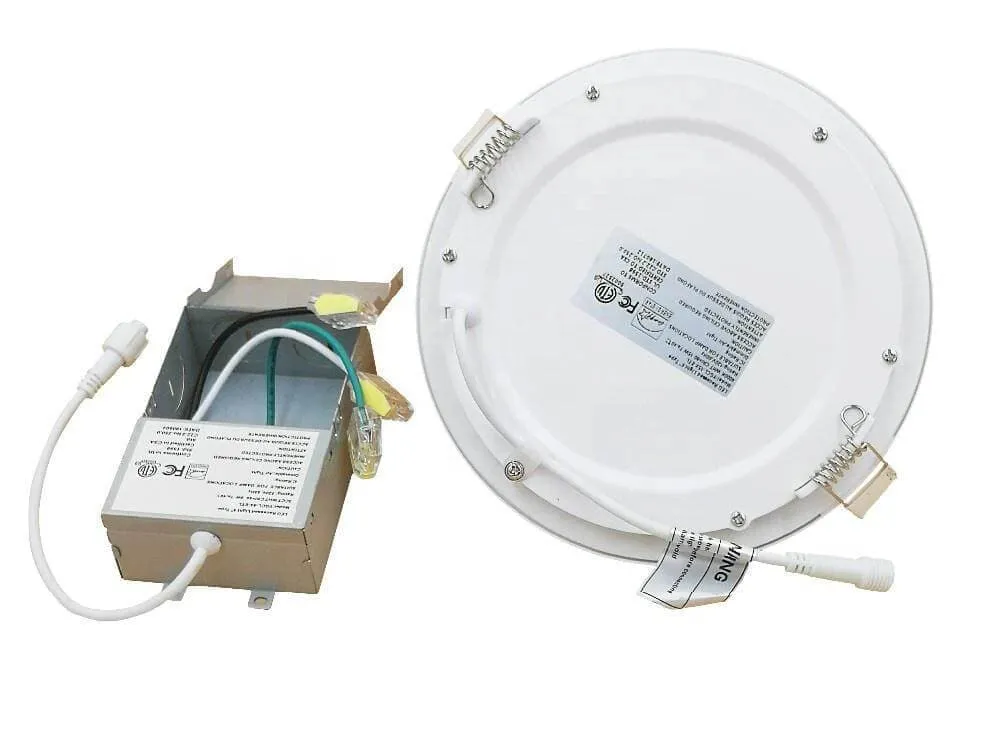 (10 Pack SALE) "Ultra Thin" 4 Inch ROUND 9w 5 CCT (2700K, 3000K, 3500K, 4000K, 5000K) Switchable- Dimmable - 10 Year Warranty - Shipping Included