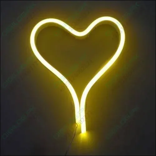 12v Yellow Neon Flexible Strip Light 1m Waterproof Smd 5050 Rope String Silicone Lamp Outdoor Lighting