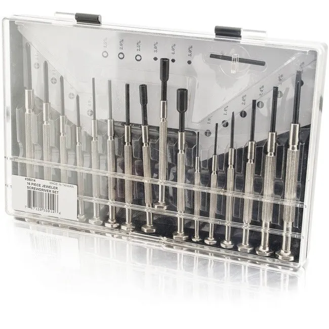 16Pc Jeweler Screwdriver Set (Taa Compliant)