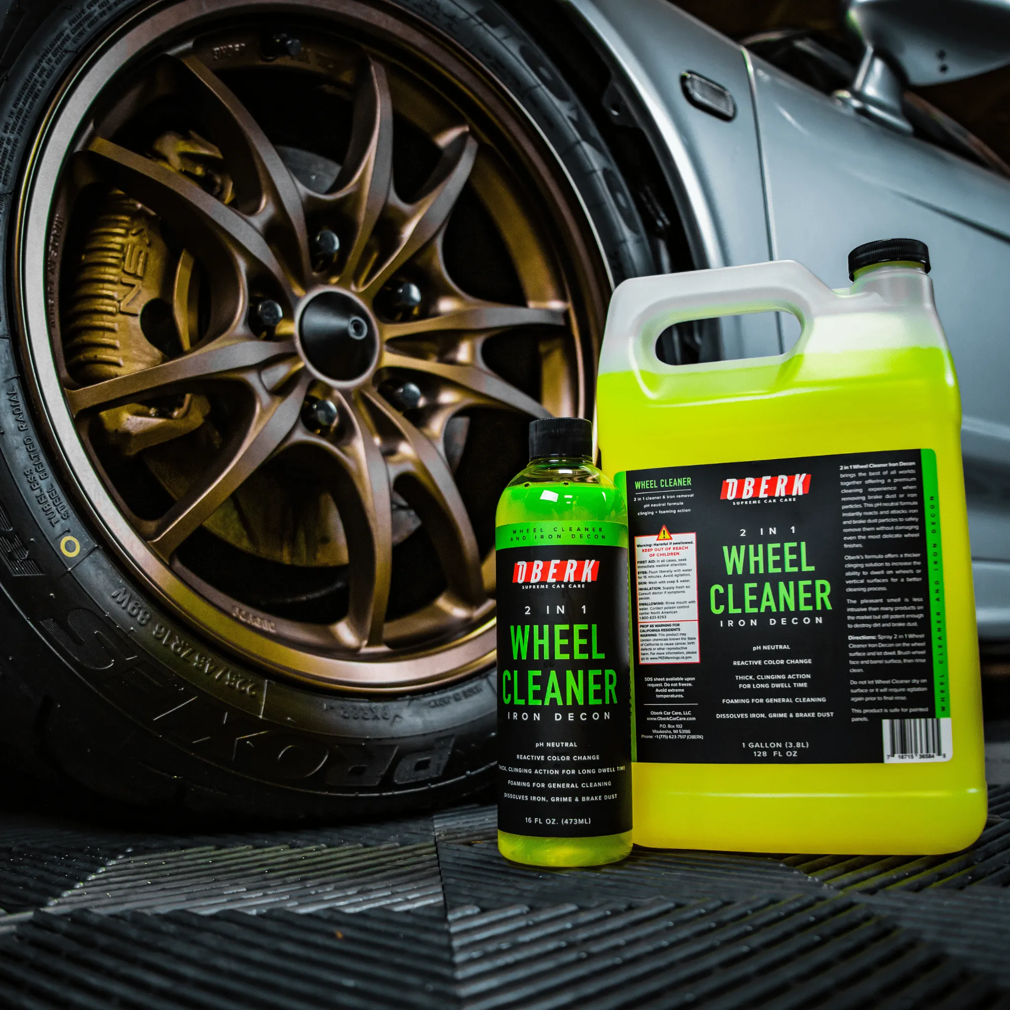 2 in 1 Wheel Cleaner and Iron Remover Gallon