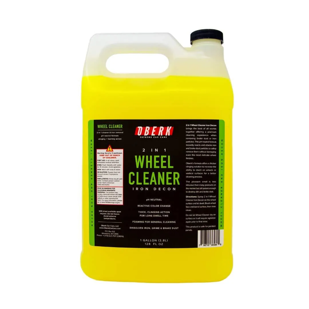 2 in 1 Wheel Cleaner and Iron Remover Gallon