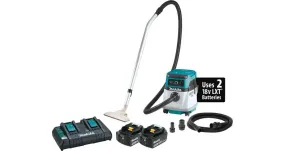 2021 Makita 36V (18V X2) LXT®/Corded 4 Gallon HEPA Filter Dry Dust Extractor/Vacuum Kit (5.0Ah) (XCV13PT)