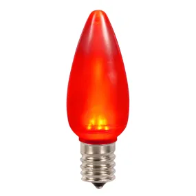 25PK - Vickerman C9 Ceramic LED Red Twinkle Bulb