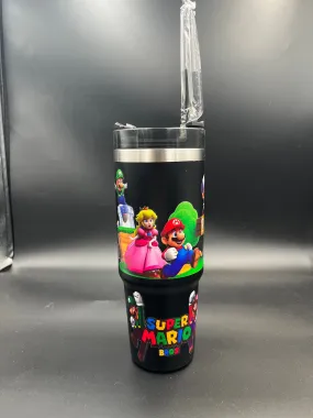 30 oz Super Mario tumbler.