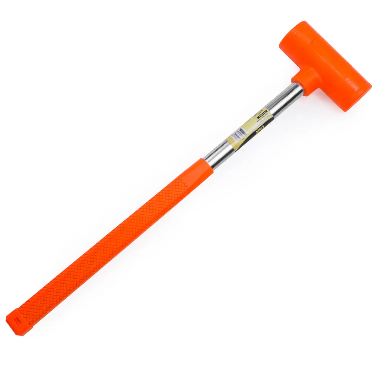 30" 9 LB Pount Dead Blow Orange Deadblow Face Shot Shock Absorbing Hammer Tool