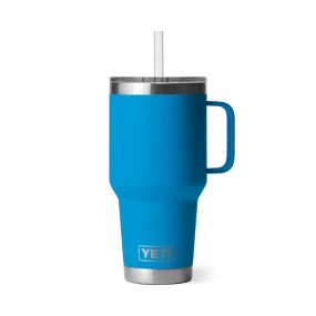 35 oz. / 1L Straw Mug w/ Straw Lid - Big Wave Blue