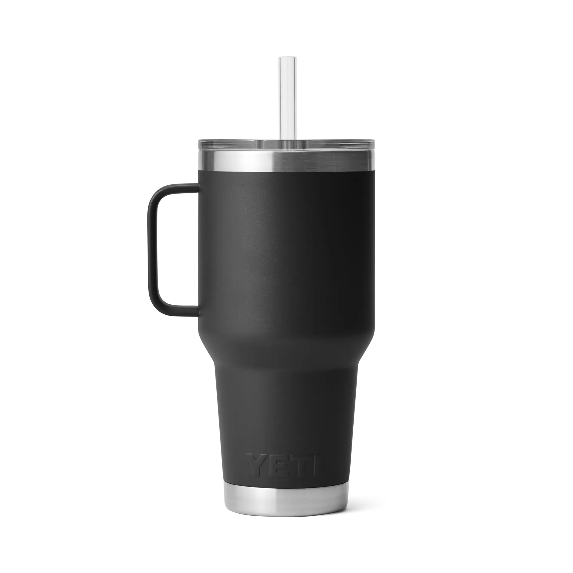 35 oz. / 1L Straw Mug w/ Straw Lid - Black