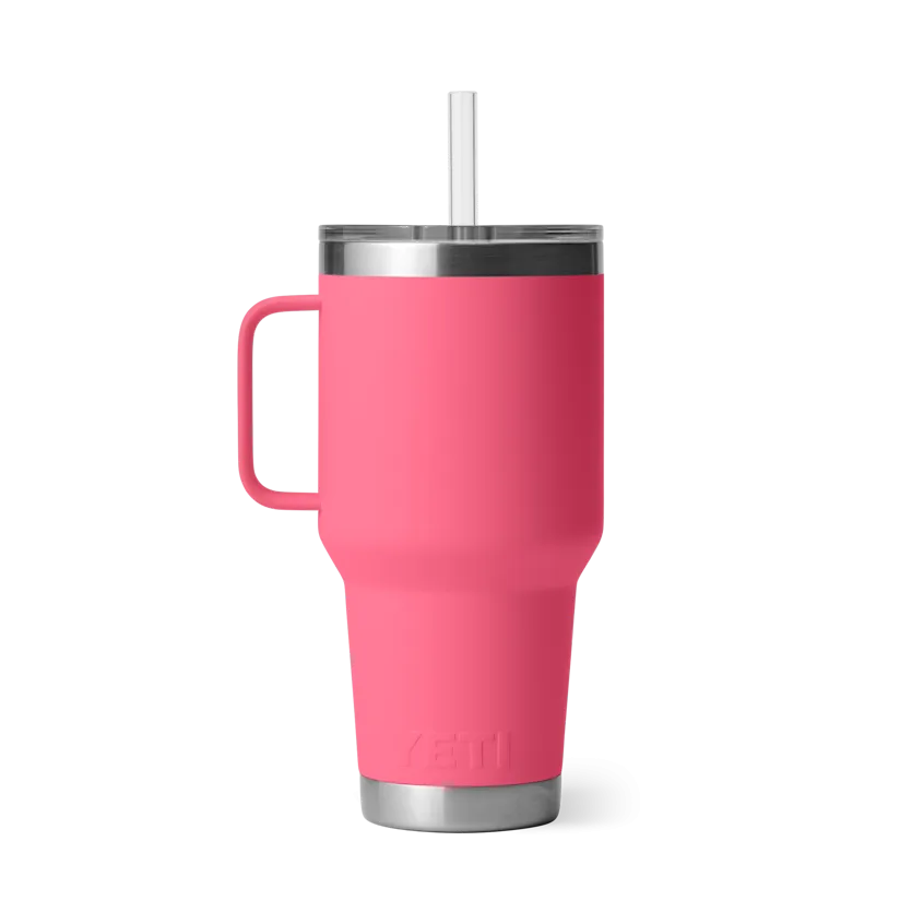 35 oz. / 1L Straw Mug w/ Straw Lid - Tropical Pink