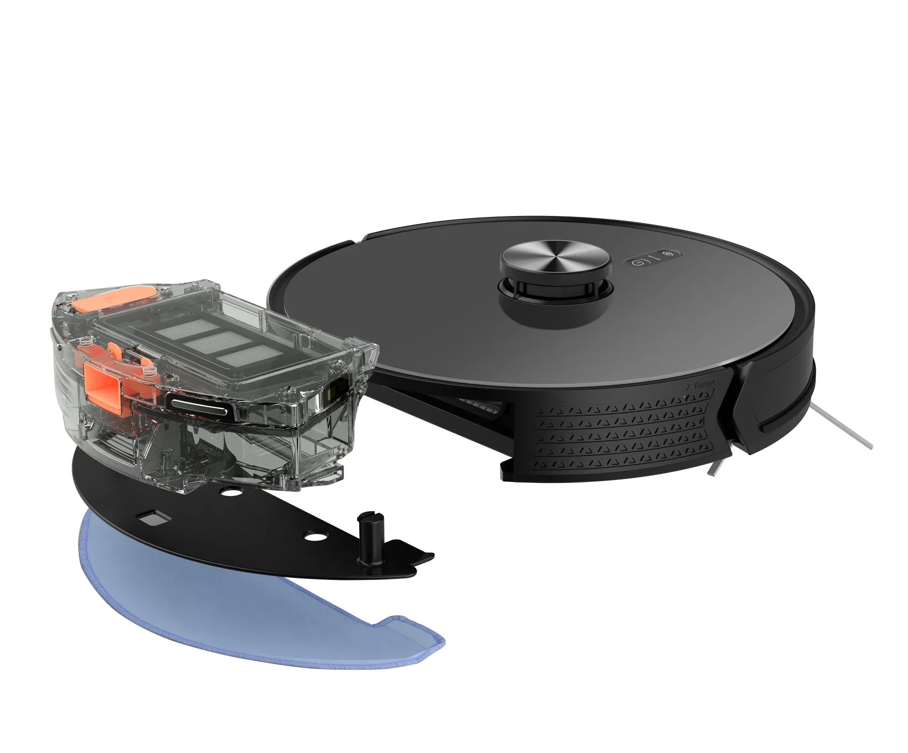 360 Degree LiDAR Scanning Robot Vacuum & Mop with Auto Disposal Station