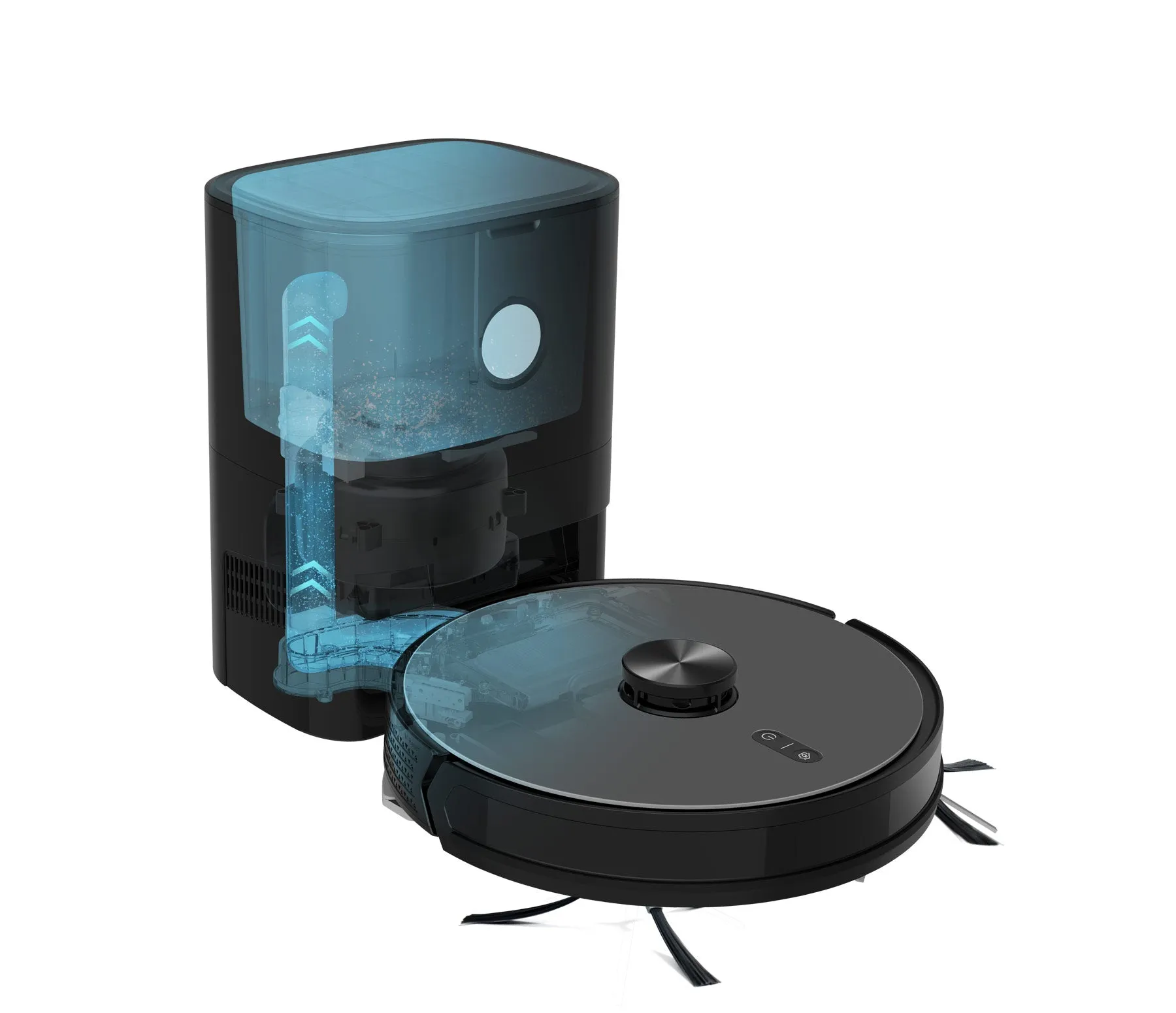 360 Degree LiDAR Scanning Robot Vacuum & Mop with Auto Disposal Station