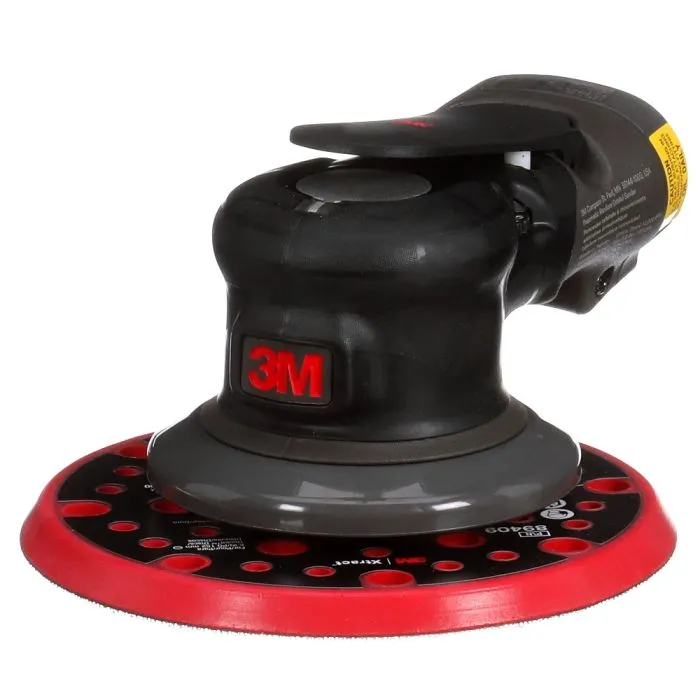 3M 88951 Pneumatic Random Orbital Sander,6 in, Non-Vacuum, 5/16 in Orbit, Case of 1