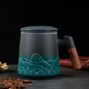 500ML Mountain & Sea Coffee & Tea Mug