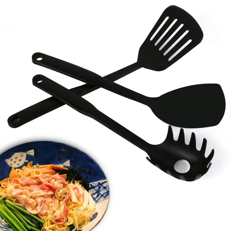 6 pcs Plastic Kitchenware culinary Nonstick Cookware Set Kitchen Tools shovel Colander Spatula Spoon Spaghetti Tools Cooking Set