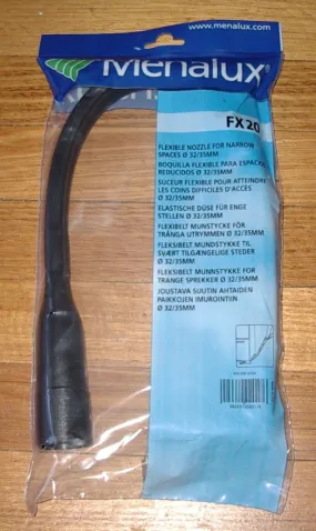 600mm Long Rubber Crevice Tool fits 32mm & 35mm Vacuums - Part # FX20