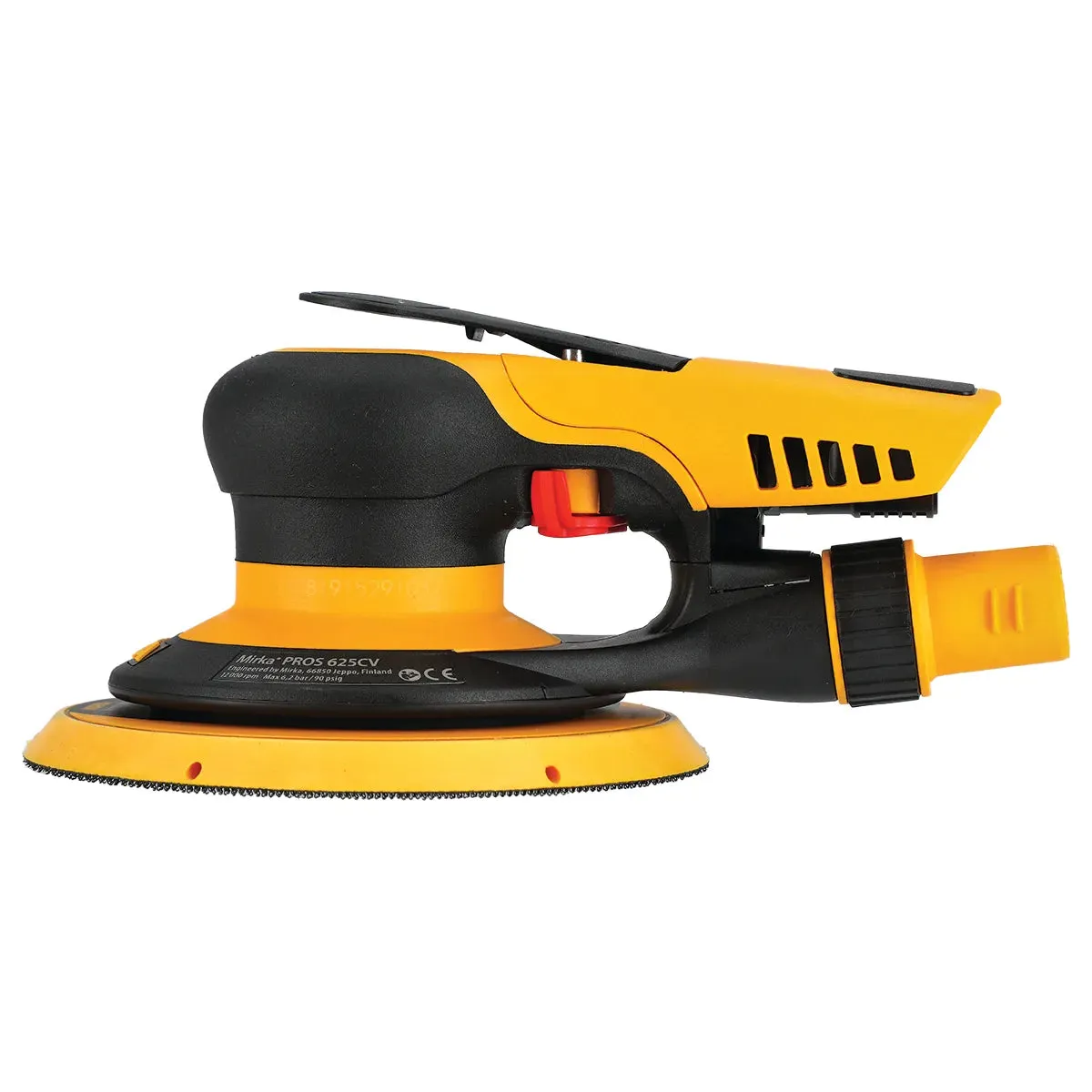 6" PROS 625CV Pneumatic R/O Vac-Ready Sander with 2.5mm orbit