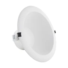 8 In. Commercial Canless LED Recessed Light, 32 Watts, 2450 Lumens, Selectable CCT, White Finish, 120-277V