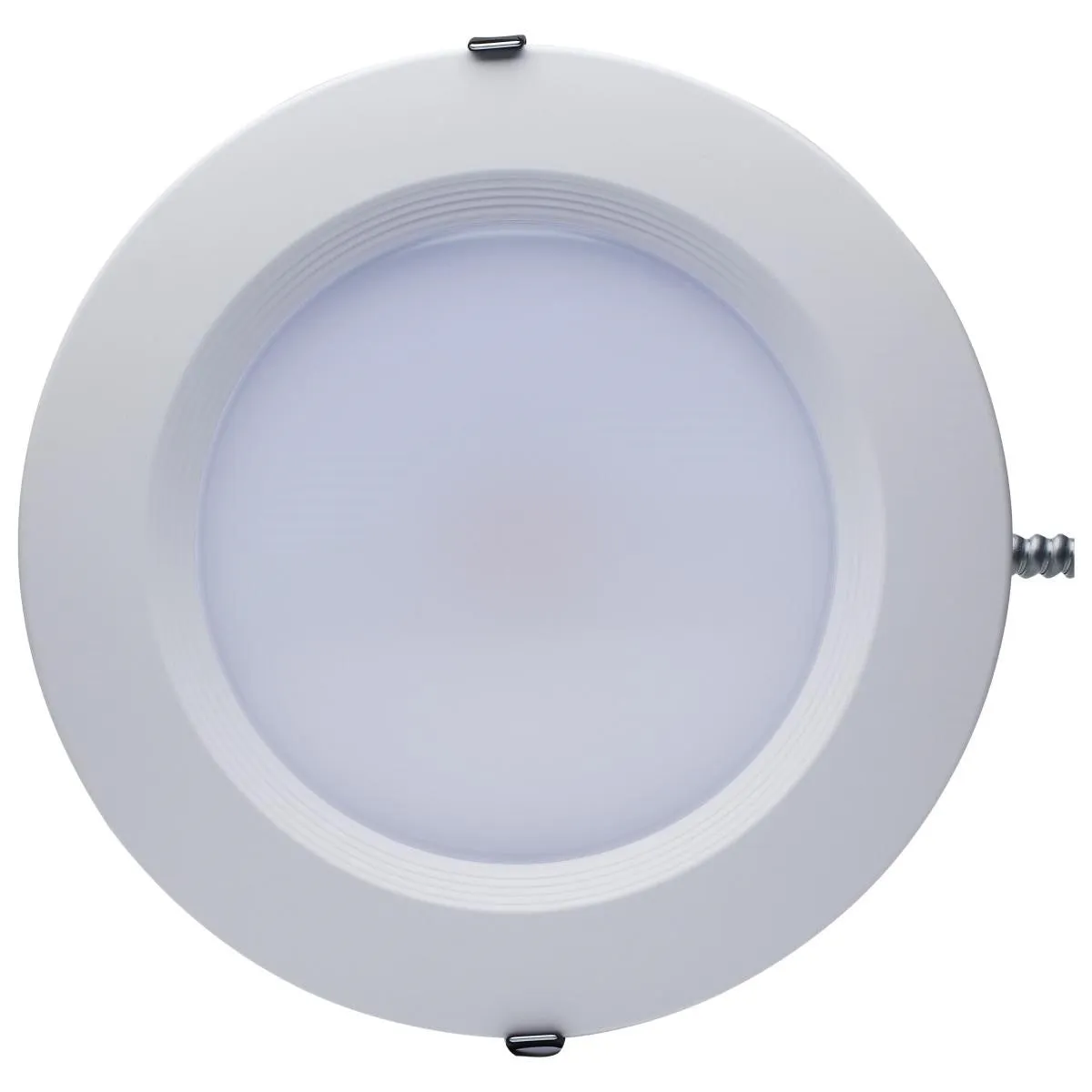 8 Inch Commercial LED Downlight, 22 Watts, 2200 Lumens, Selectable 2700K to 5000K, Baffle Trim, 120-277V