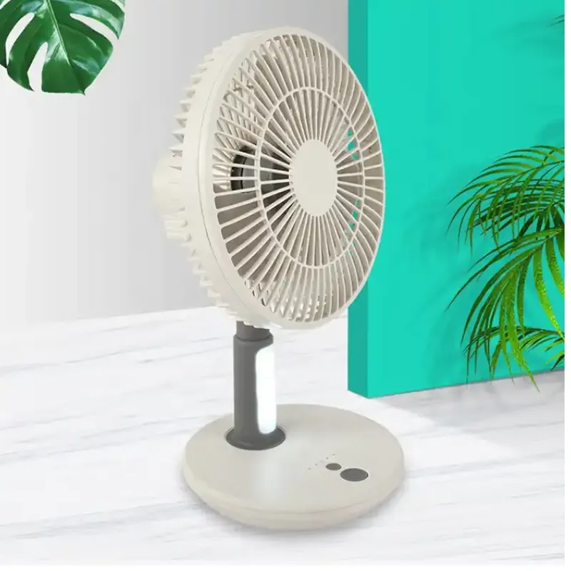 8 Inch Led Light Electric Desktop Fan Ab-Fsd02