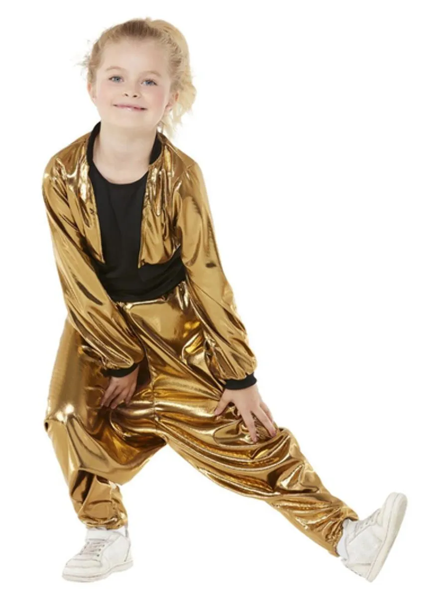 80s Hammertime Child Rapper Gold MC Hammer Costume