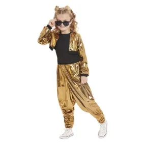 80s Hammertime Child Rapper Gold MC Hammer Costume