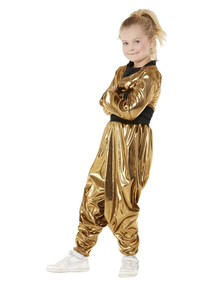 80s Hammertime Child Rapper Gold MC Hammer Costume