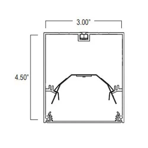 Advantage Environmental Lighting LDL3RS Recessed Steel LED Luminaire