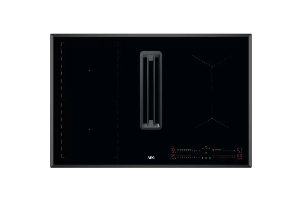 AEG 80cm Induction Extractor Hob Duct Out | CDE84543FB