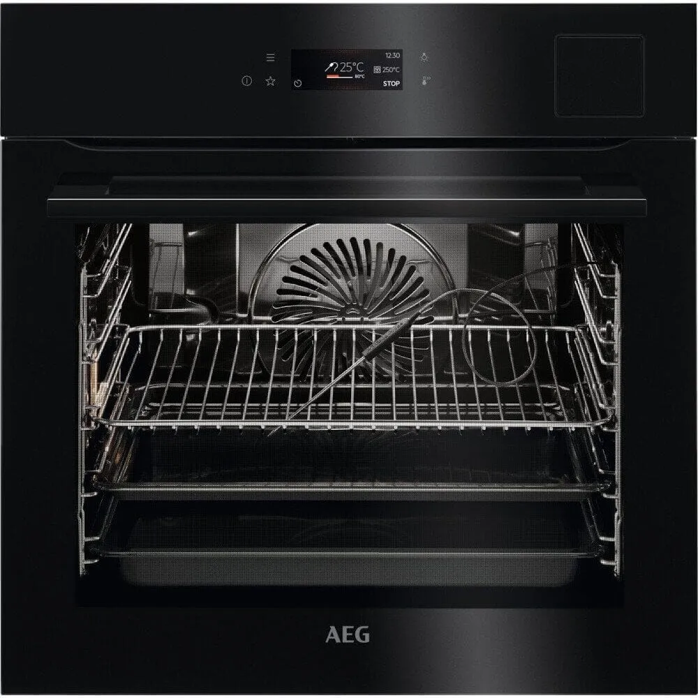 AEG BSK792380B 59.5cm Built In Electric Single Oven  Black