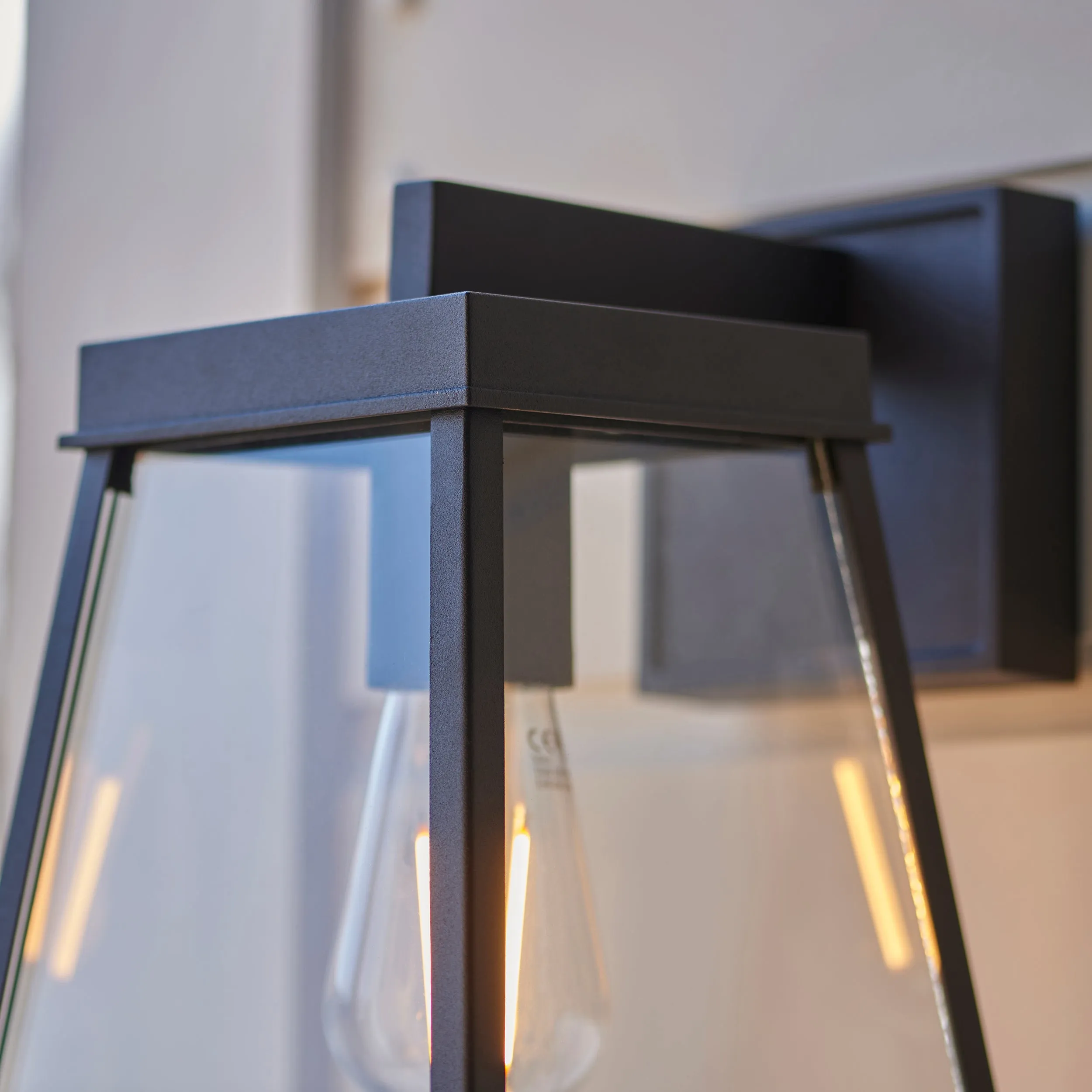 Amos Bentley Outdoor Wall Light Matt Black