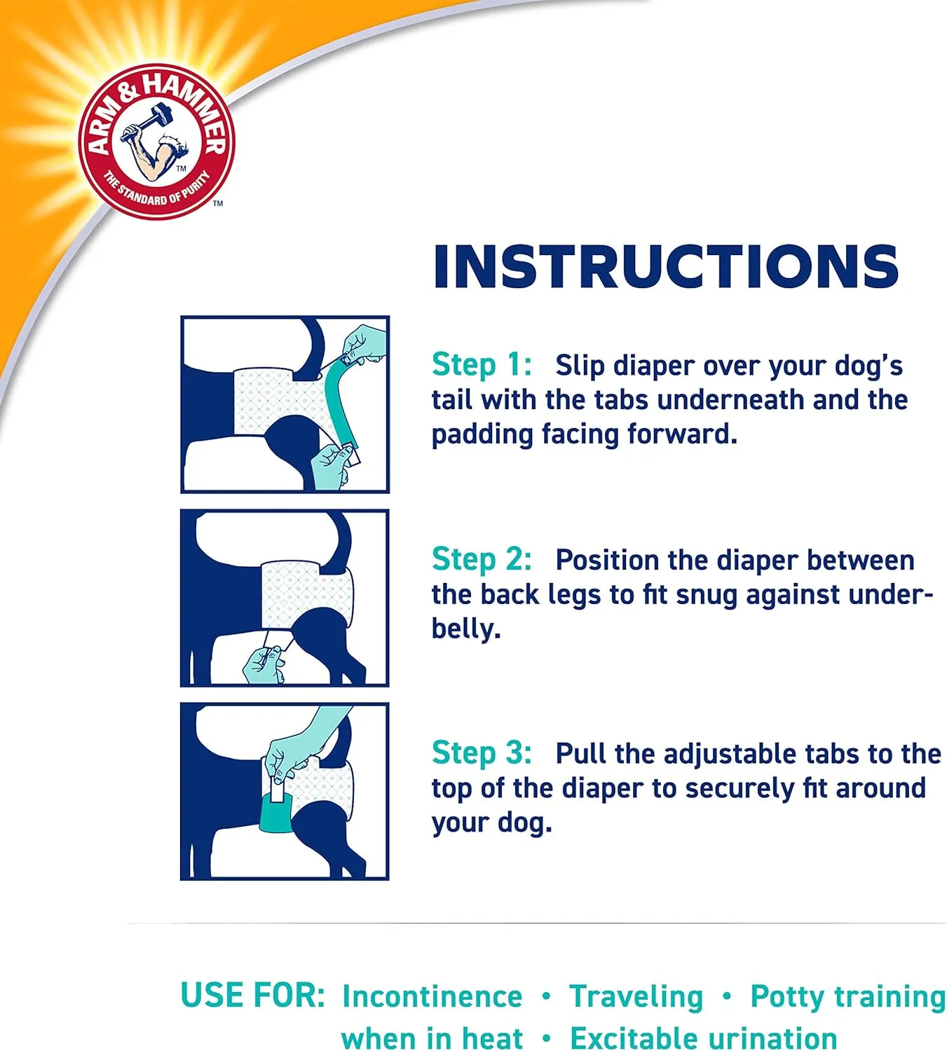 Arm and Hammer Dog Diapers