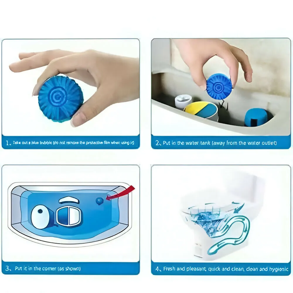 Automatic Toilet Bowl Cleaner Tablets ( One Packet)