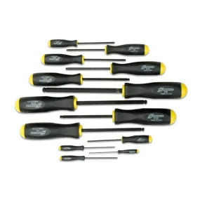 Bondhus 10637 Ball End Screwdriver Set, 13 Piece