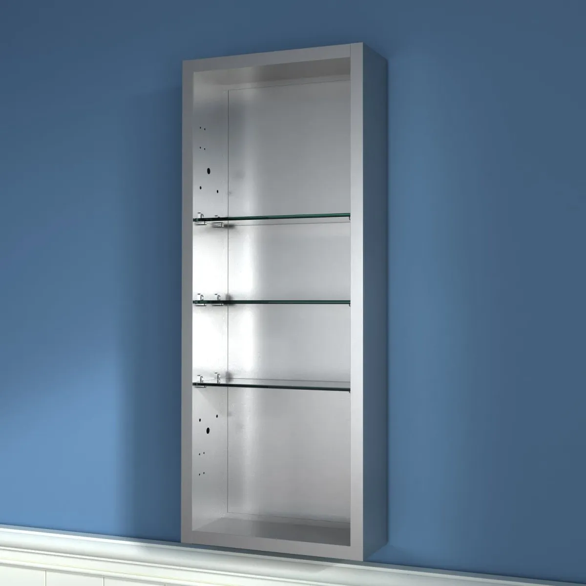 Boost-M1 12 in. W X 36 in. H Single Medicine Cabinet without Light