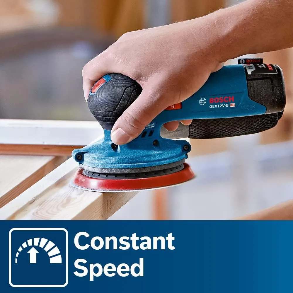 Bosch GEX12V-5N 12V Max Brushless 5 In. Random Orbit Sander (Bare Tool)