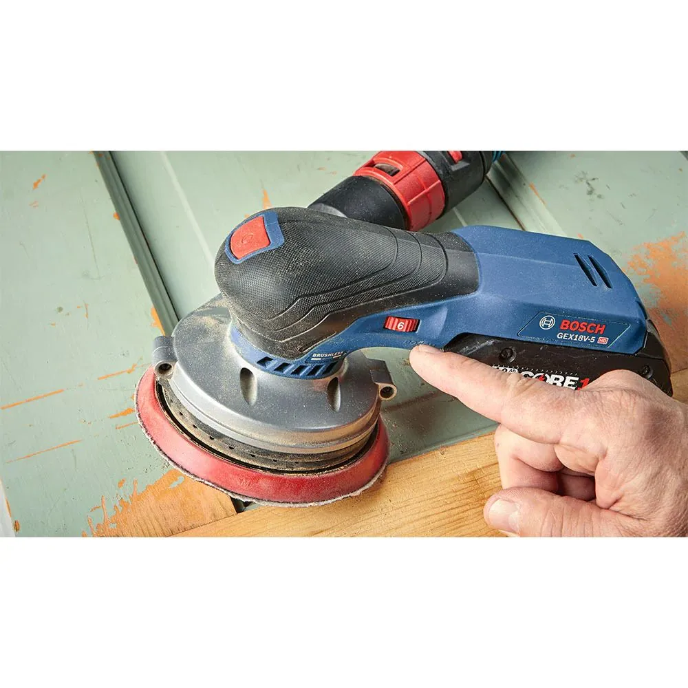 Bosch GEX18V-5N 18V Brushless 5 In. Random Orbit Sander (Bare Tool)