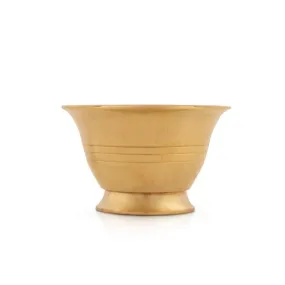 Brass Cup - 2 x 3 Inches 90 Gms | Brass Bowl/ Brass Vessel/ Small Brass Bowl for Pooja