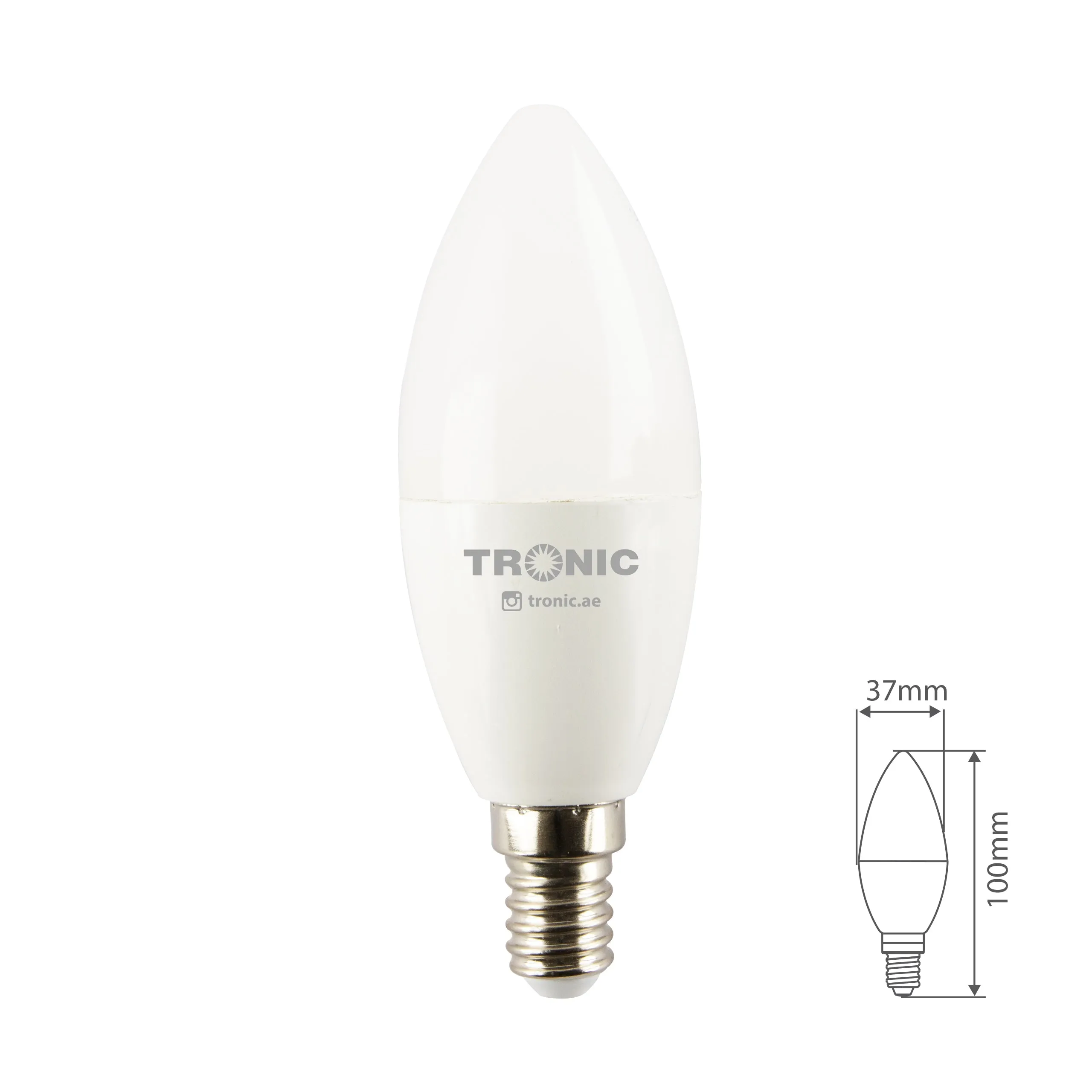 Candle Flame LED 4 Watts E14 (Small Screw) Bulb