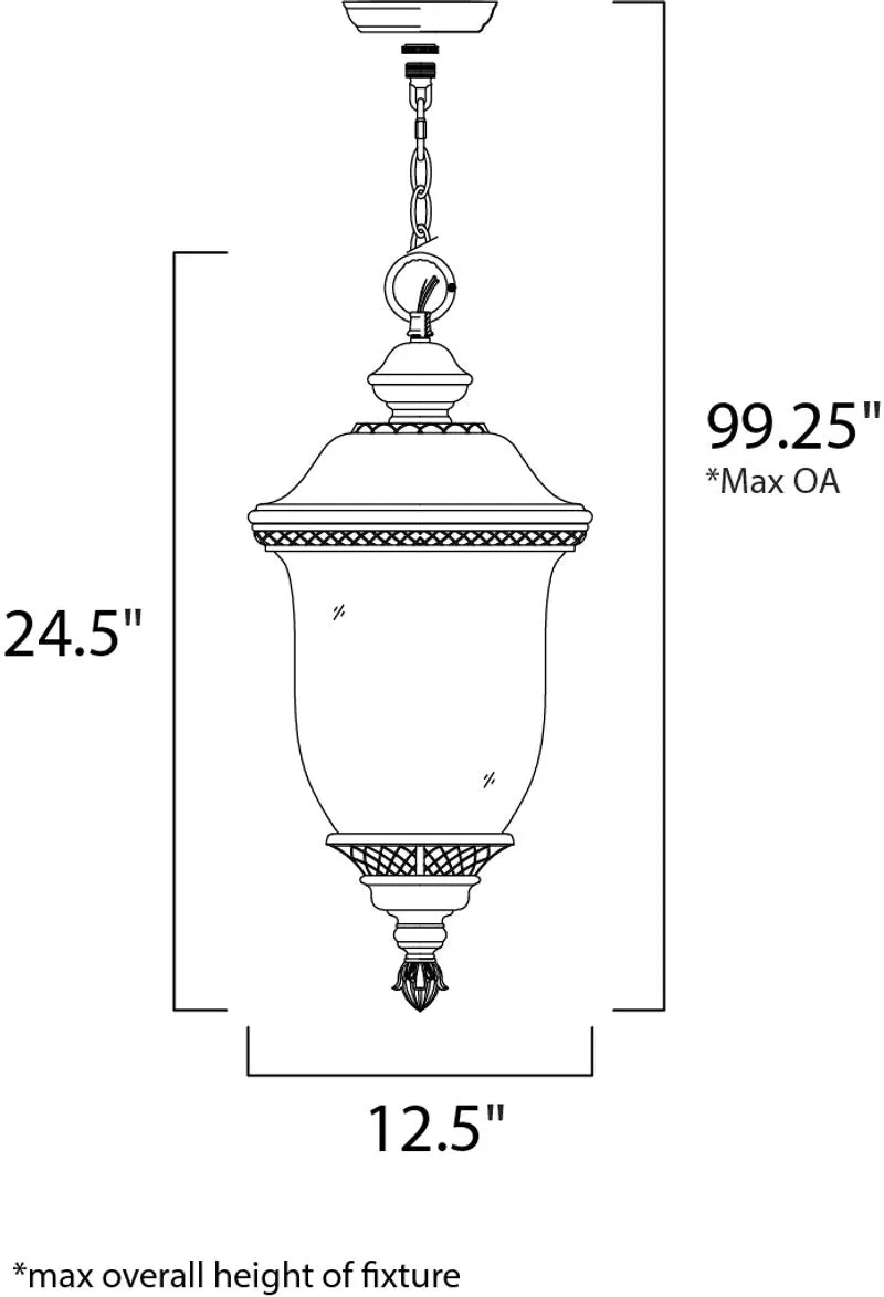 Carriage House VX Outdoor Hanging Lantern