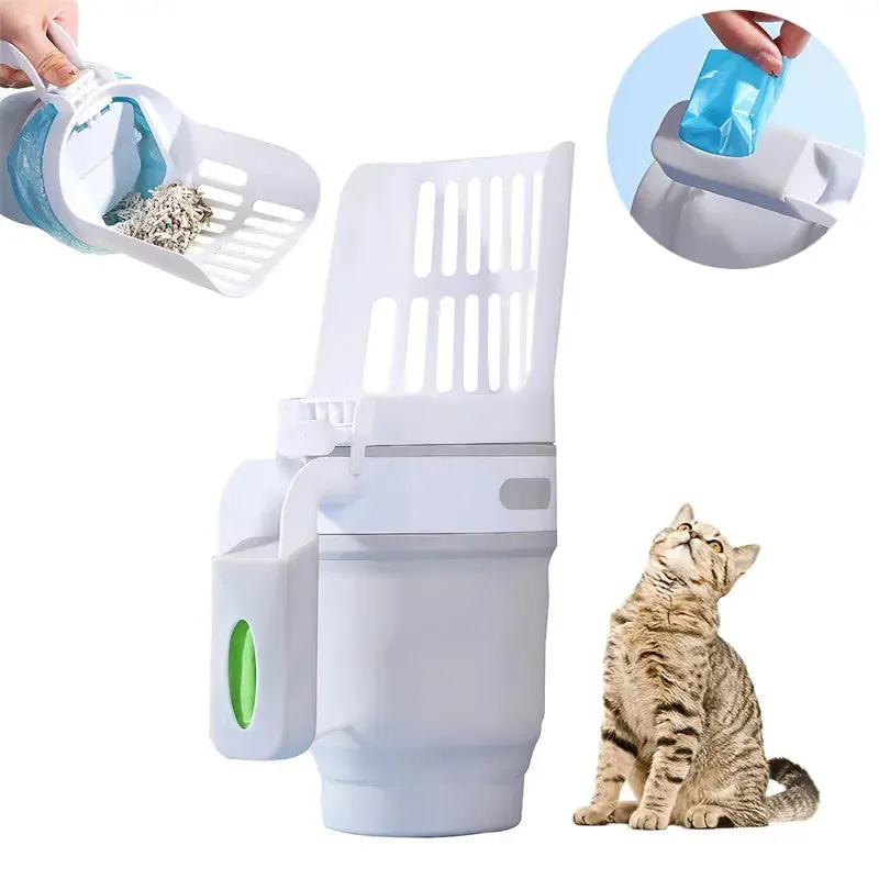 Cat Litter Shovel Scoop With Refill Bags