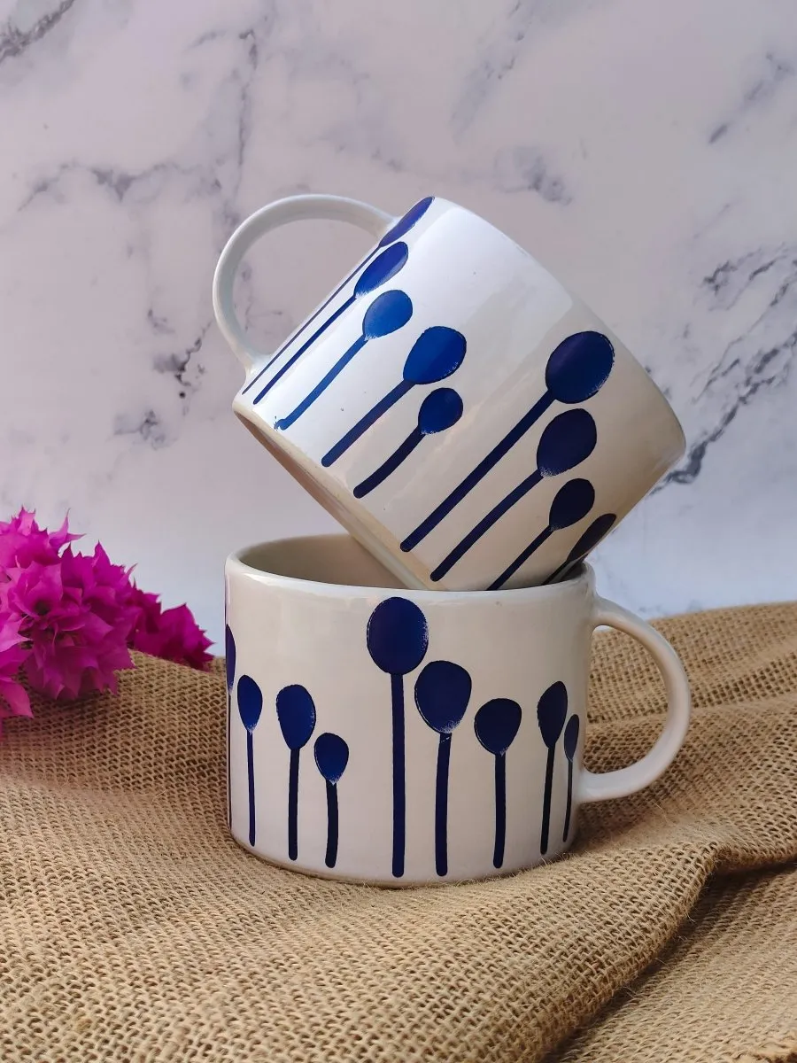 Ceramic Azure Blossom Mug