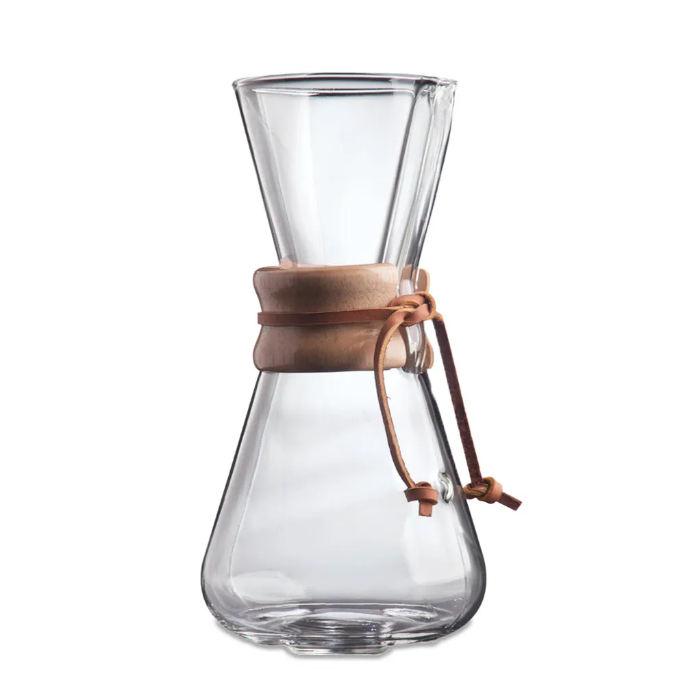 CHEMEX®Three Cup Pour Over with Filters