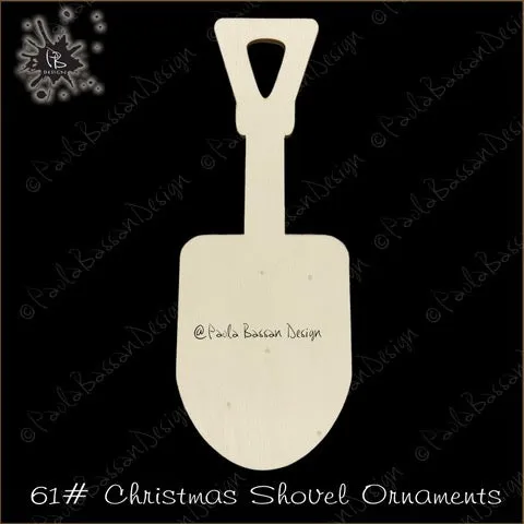 Christmas Shovel Ornaments