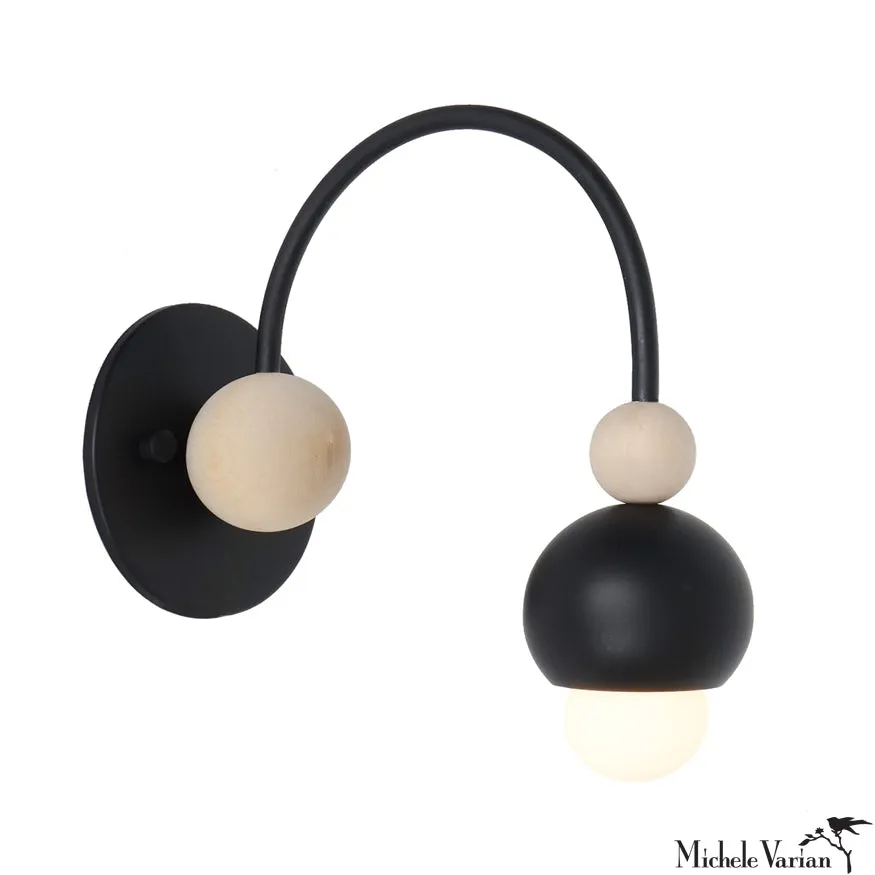 Cirq Sconce Light Black