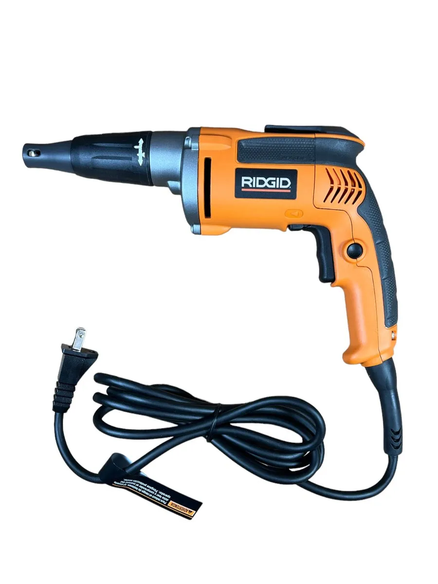 CLEARANCE RIDGID 6.5 Amp Corded 1/4 in. Heavy-Duty VSR Drywall Screwdriver - Factory Reconditioned