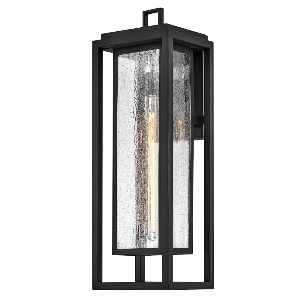 Clearwater Coastal Outdoor Wall Lantern - Extra Large 27" - Black