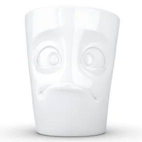 Coffee Mug with Handle, Baffled Face