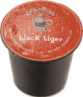 Coffee People Black Tiger Extra Bold Coffee K-Cups 96 Per Box