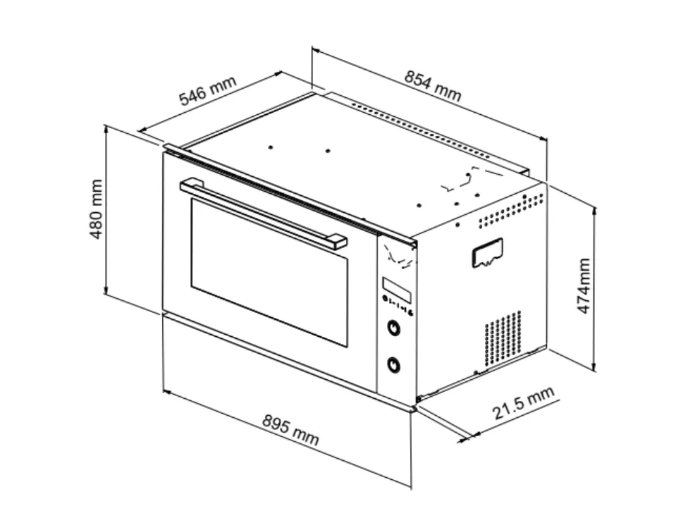 Complete Kitchen Appliance Package No.21   Euro Microwave