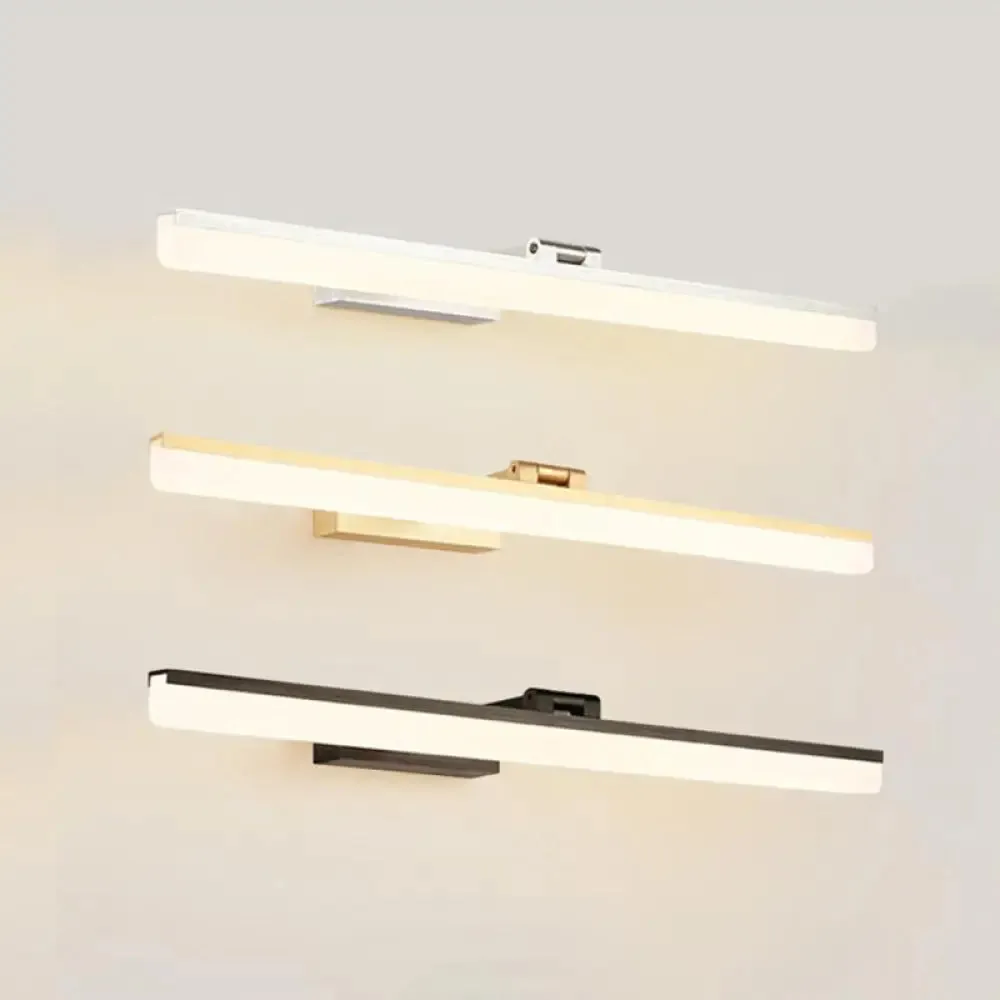 Contemporary LED Wall Vanity Sconce - Metal Design, Stylish Bathroom Lighting